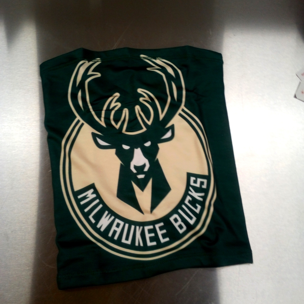 Two Milwaukee Bucks Youth Scarf Face Covers Two For One Price